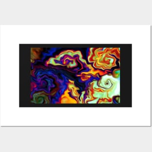 abstract expressionist nature human soul Posters and Art